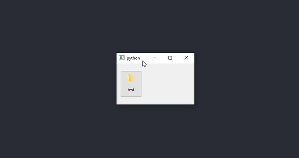 img of PySide: QPushbutton Text below Icon